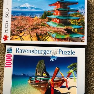 Set of two jigsaw puzzles